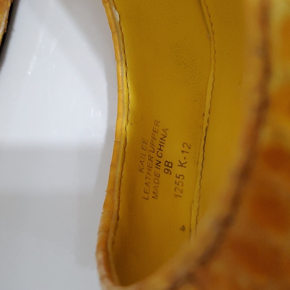 Ralph Lauren reptile shoes. Kailee stiletto pumps. Size 9B. - Picture 8 of 13